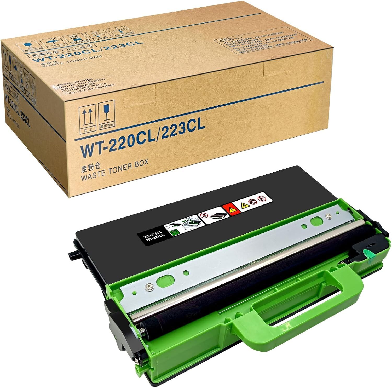 WT-220CL WT-223CL WT220CL WT223CL Waste Toner Box Cartridge Collector Black 