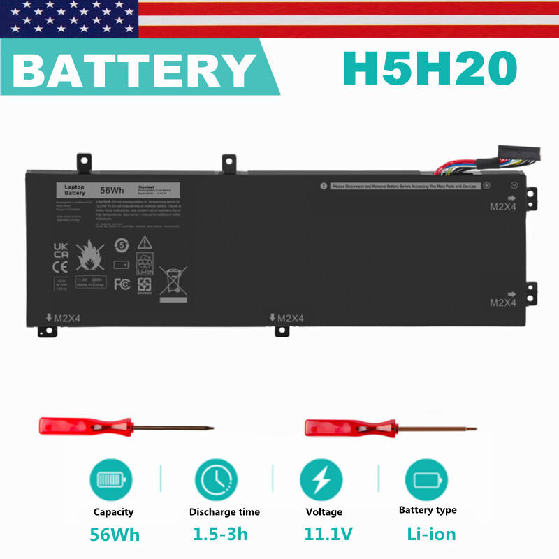 H5H20 RRCGW Battery For Dell XPS 15 9550 9560 9570 Precision 5530 5520 M5520