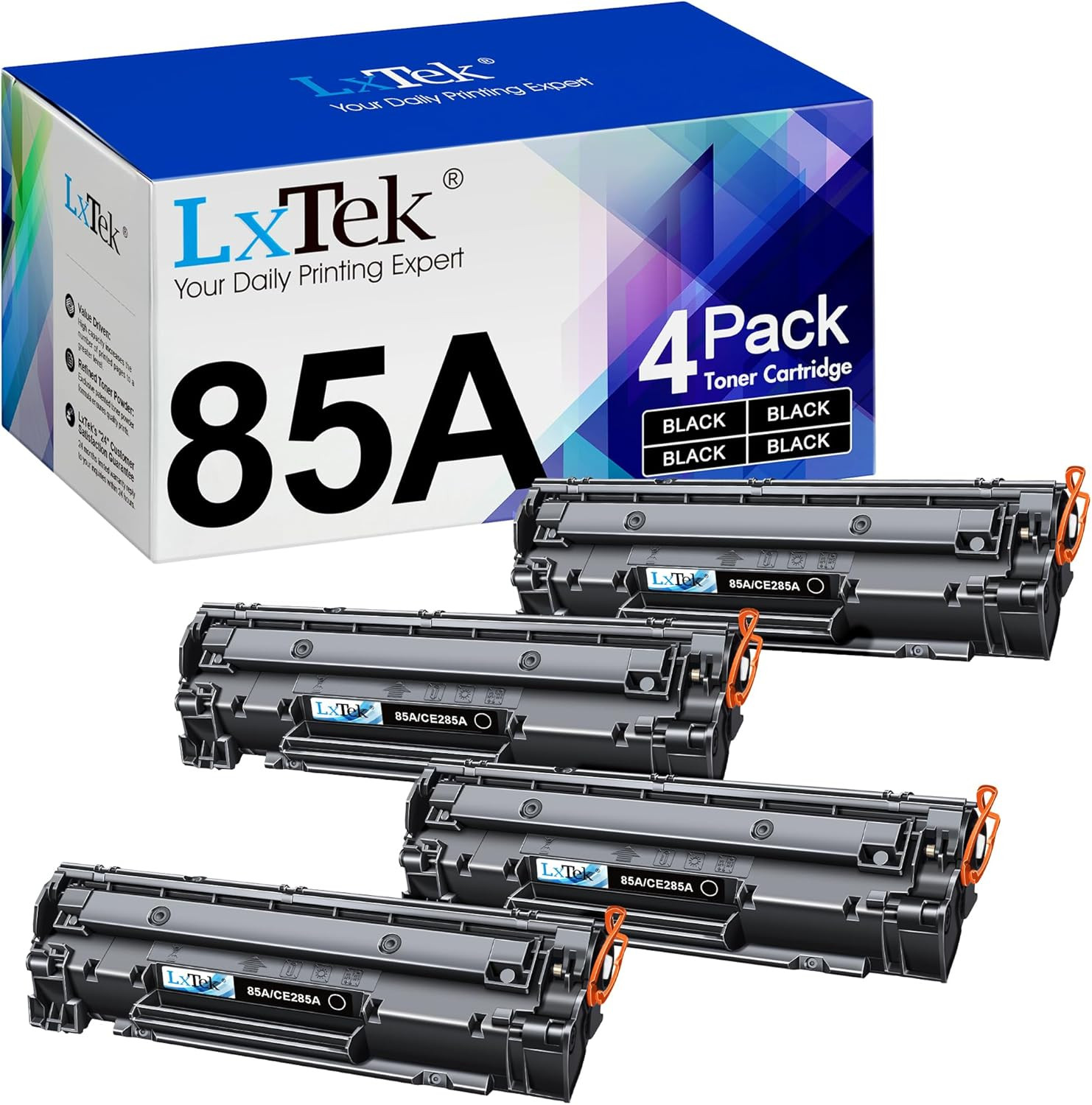 Lxtek Compatible Toner Cartridge Replacement for HP 85A CE285A to Use with Laser
