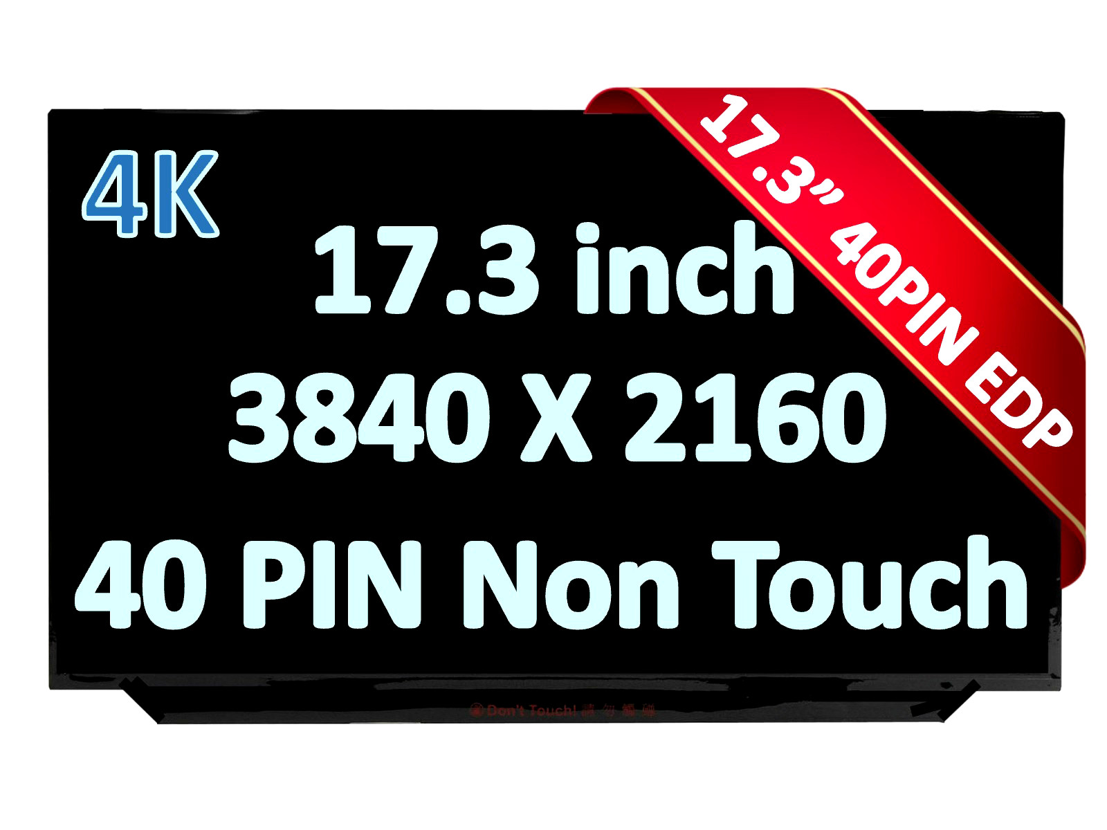 44TRN New 17.3" UHD 3840x2160 HDR400 044TRN LED LCD Screen Dell Precision 7750