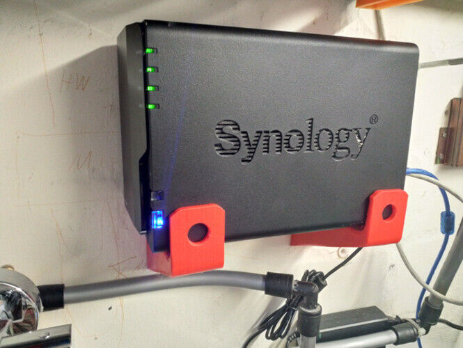 Synology Wall Mount DS218, DS218+, DS220+, and DS214Play *BLACK*