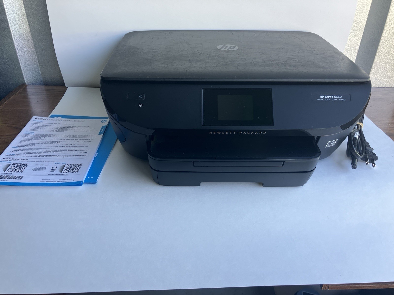HP Envy 5660 All In One Color Inkjet Wireless Printer Scan Copy Fully Tested