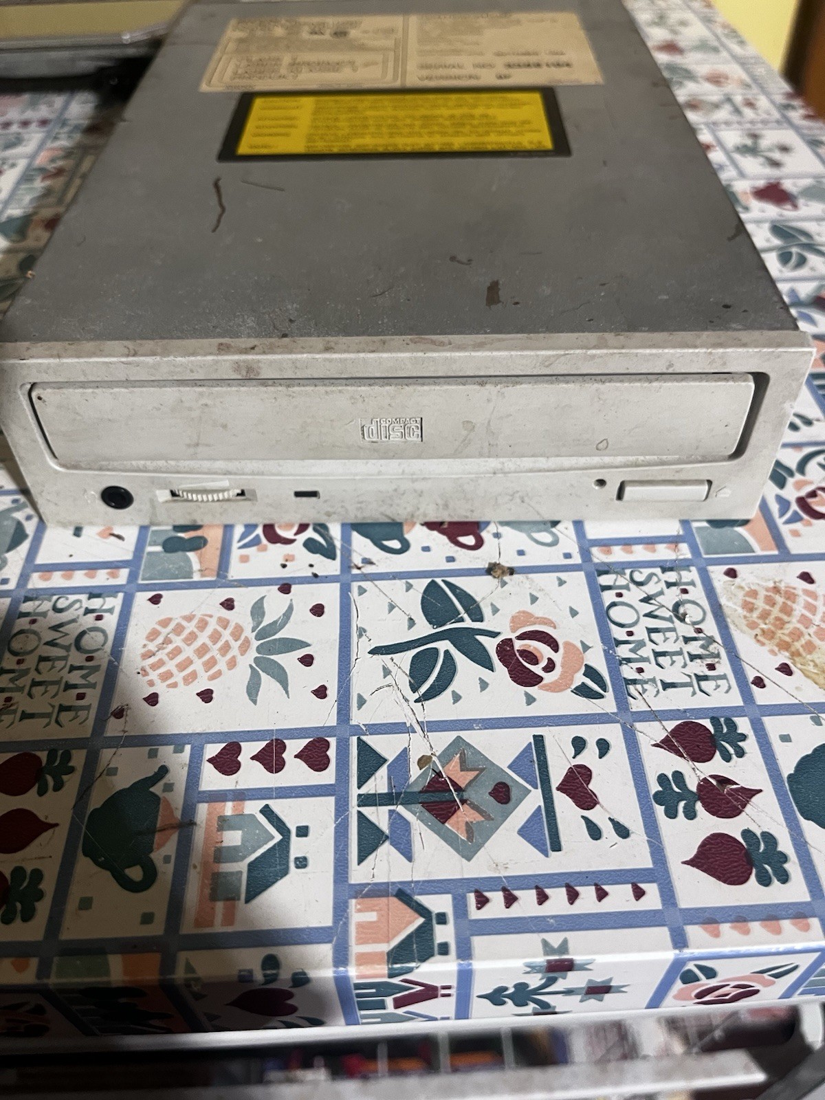 Rare Sony CDU55E 2X 5.25” IDE CD-ROM Drive Vintage 1994 Retro PC Untested