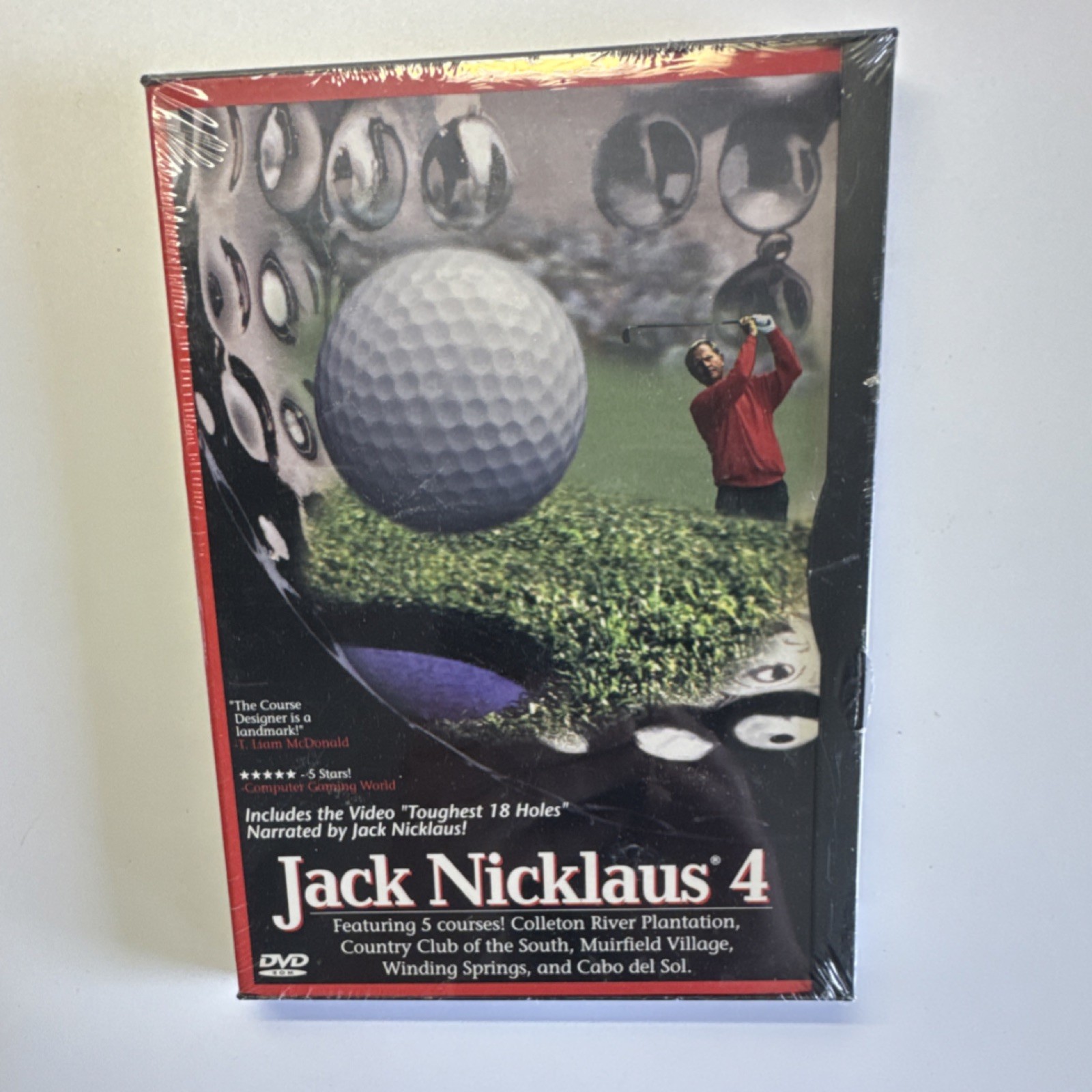 Accolade Jack Nicklaus 4 PC DVD-ROM Golf Simulation Sports Game