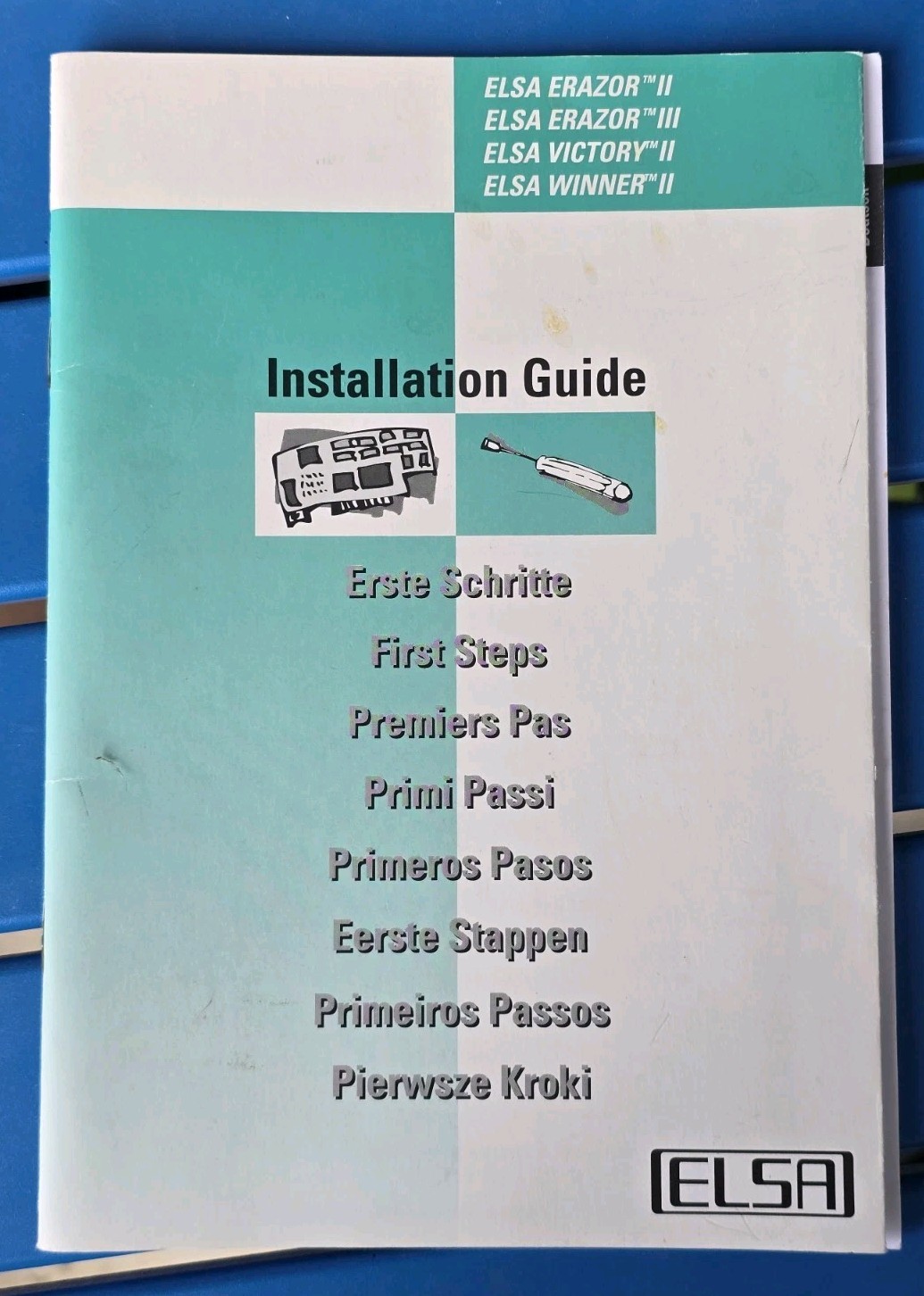 1998 ELSA Installation Guide ONLY - Erazor II III Victory II Winner II CD Drive