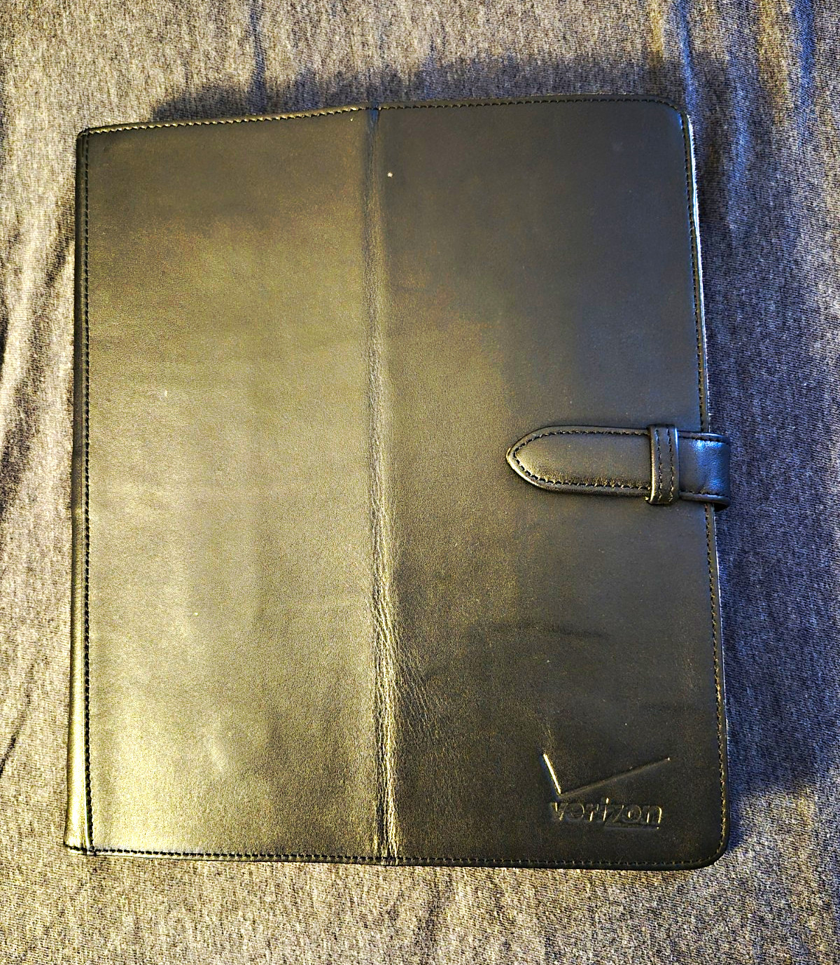Verizon Black Folding Folio Case Tablet Cover with Pen Holder
