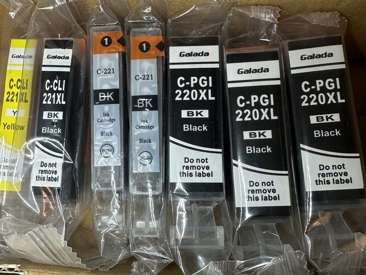 Galada Ink Lot 7 Cartridges (see Pictures)