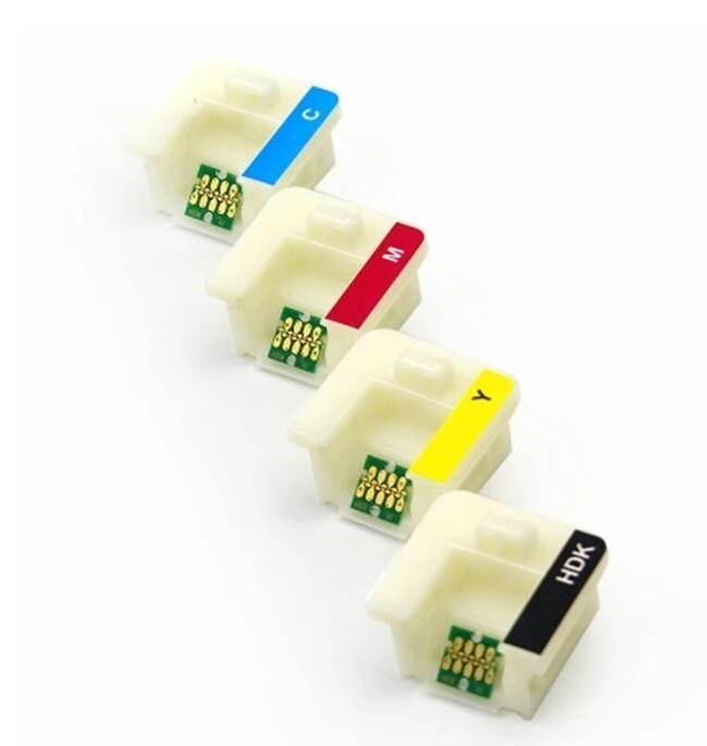 4 x DYE SUBLIMATION INK CHIP FOR  EPSON SureColor F6200 F7200 F9200 F9370