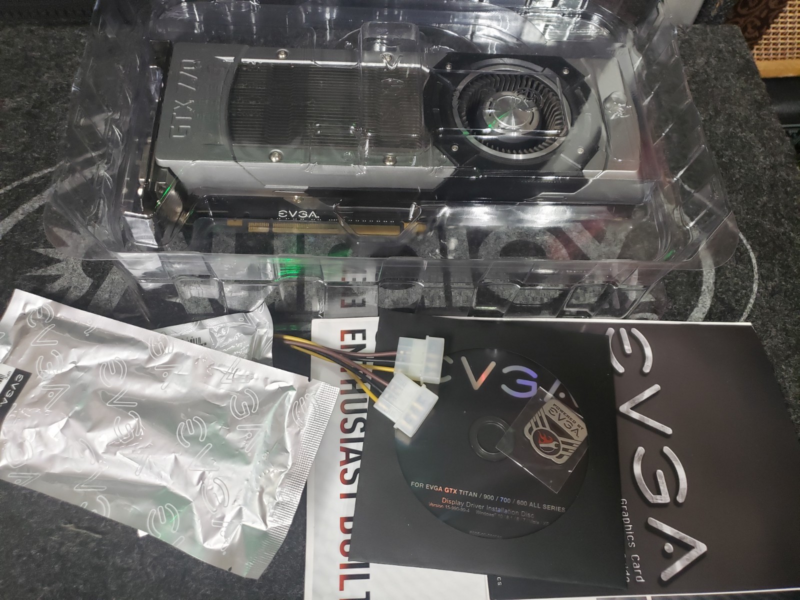 EVGA NVIDIA GeForce GTX 770 2GB GDDR5 Graphics Card used untested sold as-is