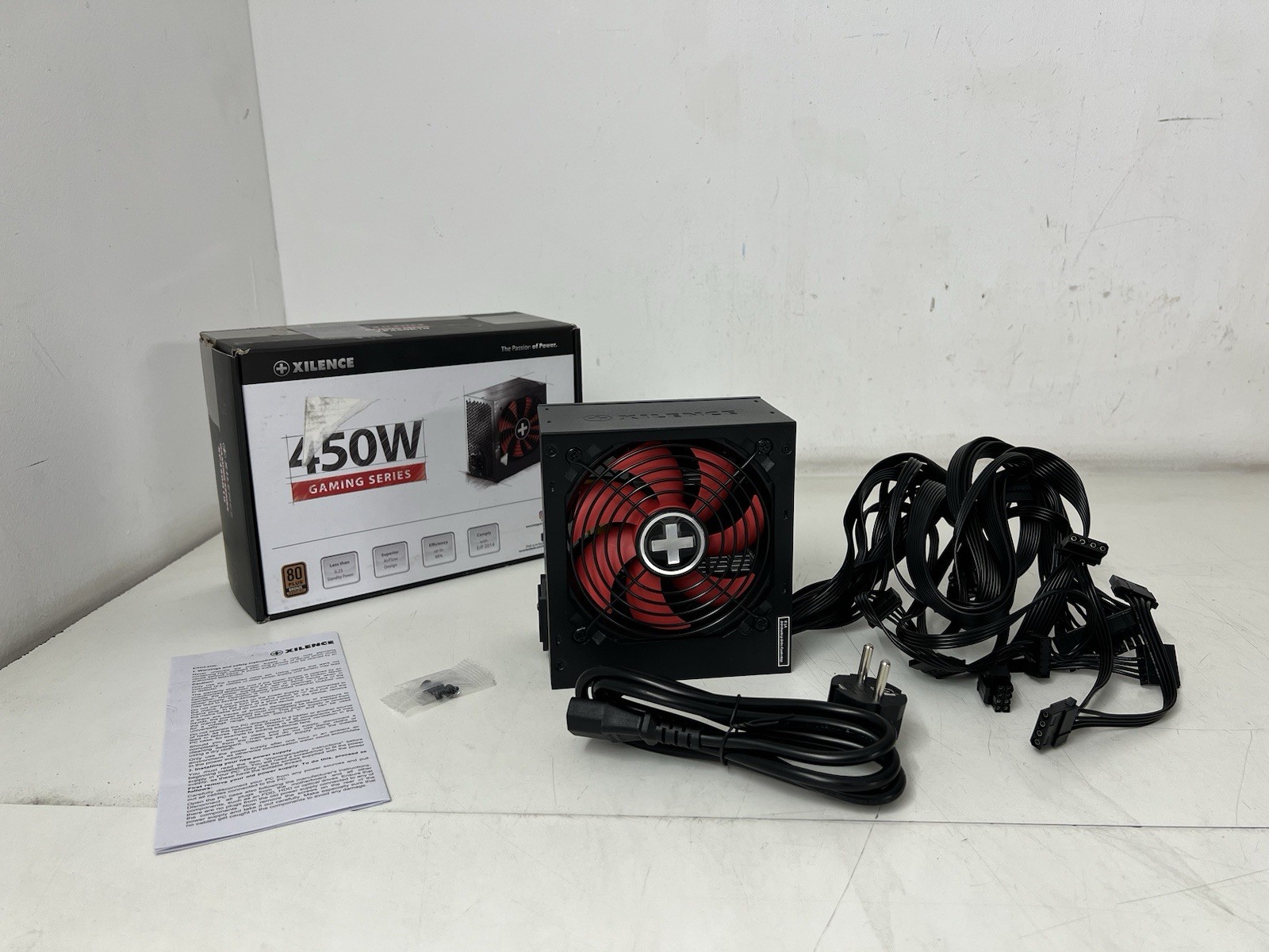 Xilence "Perfomance Gaming" PC Power Supply 450W, High Efficiency, in Black, XP450R10