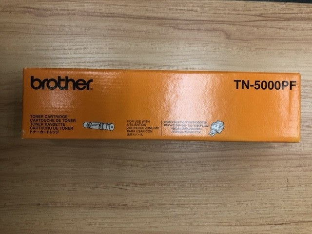Brother TN-5000PF Toner Cartridge Black New Genuine OEM