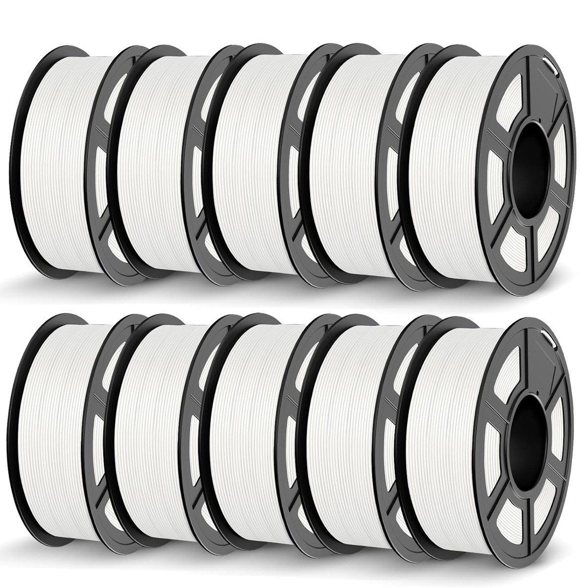 JAYO 10KG Matte PETG 3D Printer Filament 600mm/s High Speed 1.75mm White
