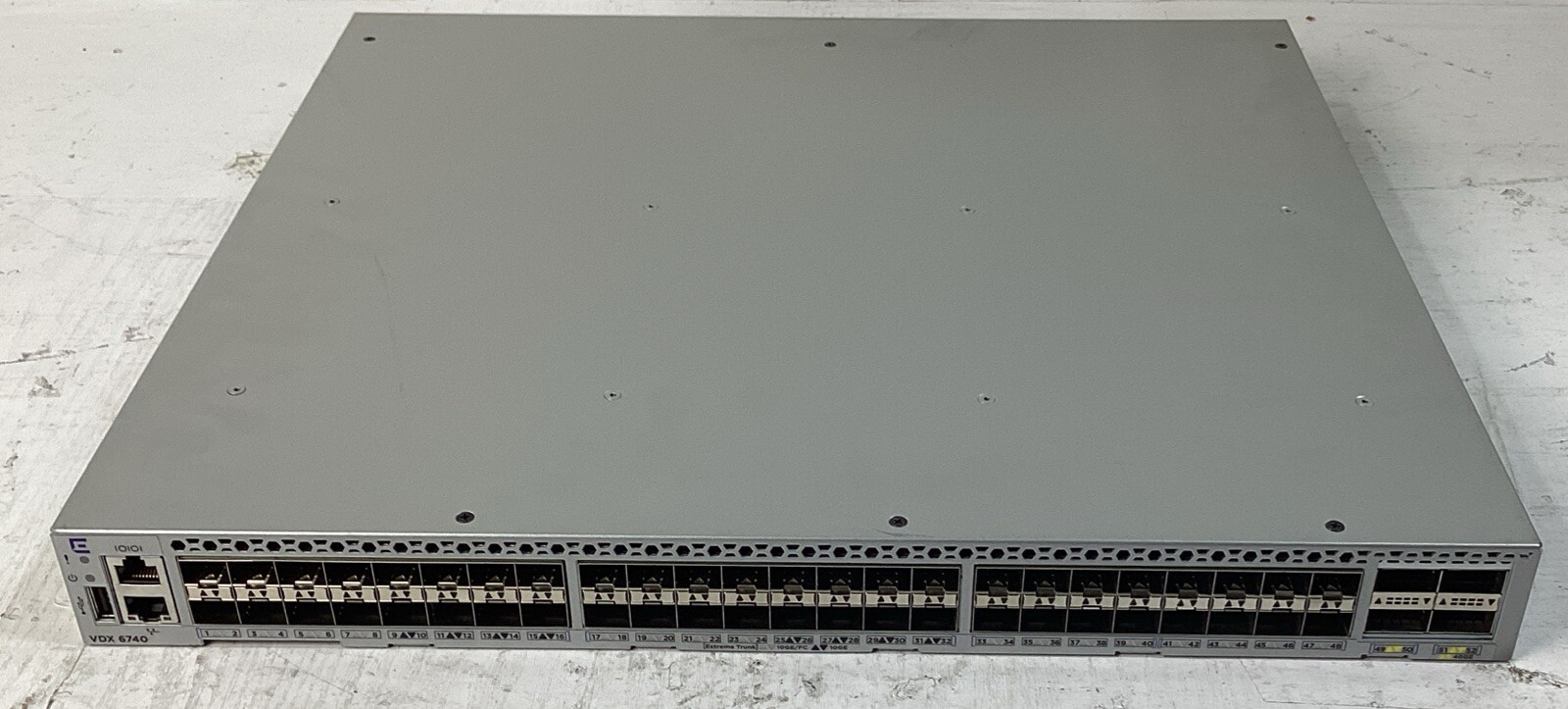 Extreme Networks VDX 6740 48-Port 40GE 4-QFSP 2x PSU Switch BR-VDX6740-64-R