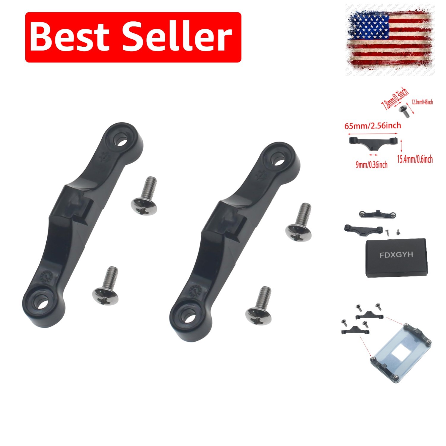 4 Pcs AM5 Motherboard CPU Cooler Fan Bracket CPU Fan Retainer Bracket for AM5...
