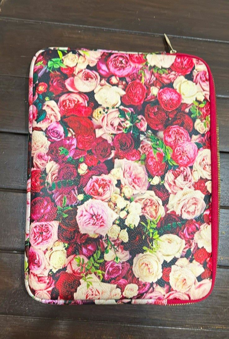 kate spade new york Multicolor Floral Zipper Synthetic Leather iPad Sleeve
