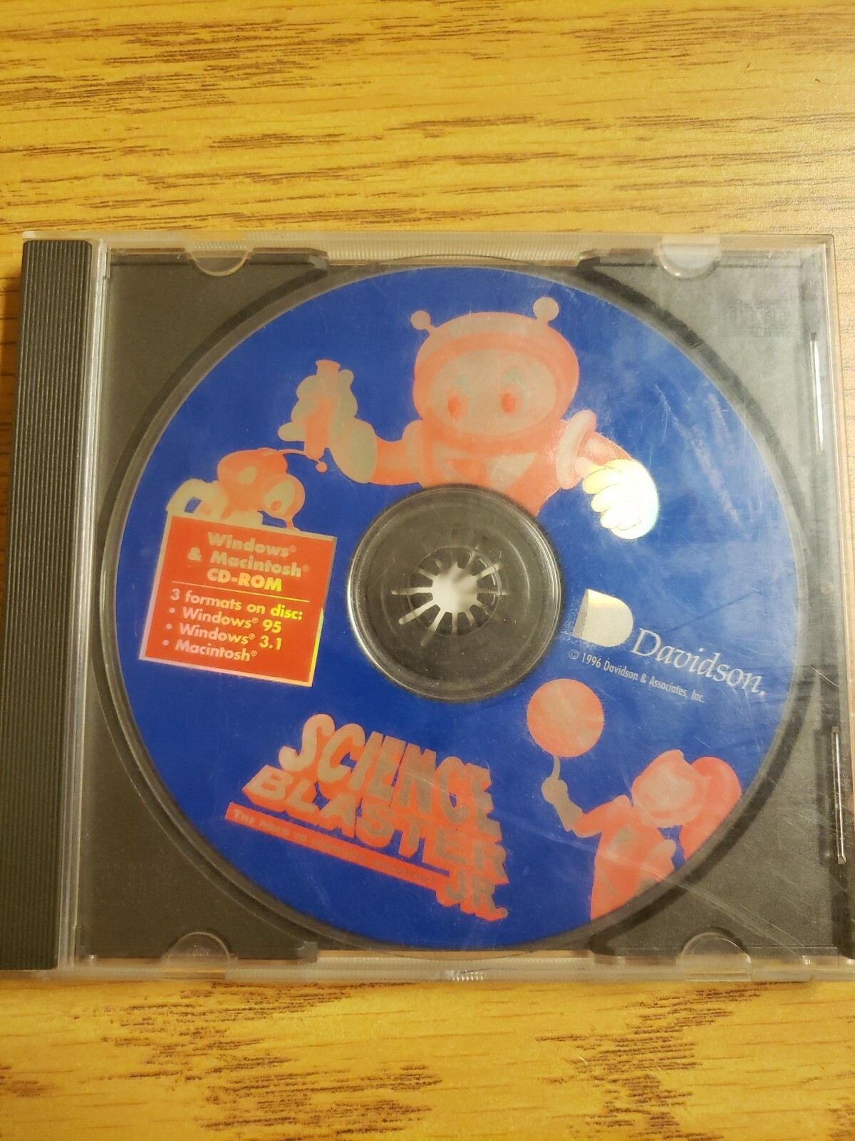 Davidson SCIENCE BLASTER JR. educational game CD-ROM