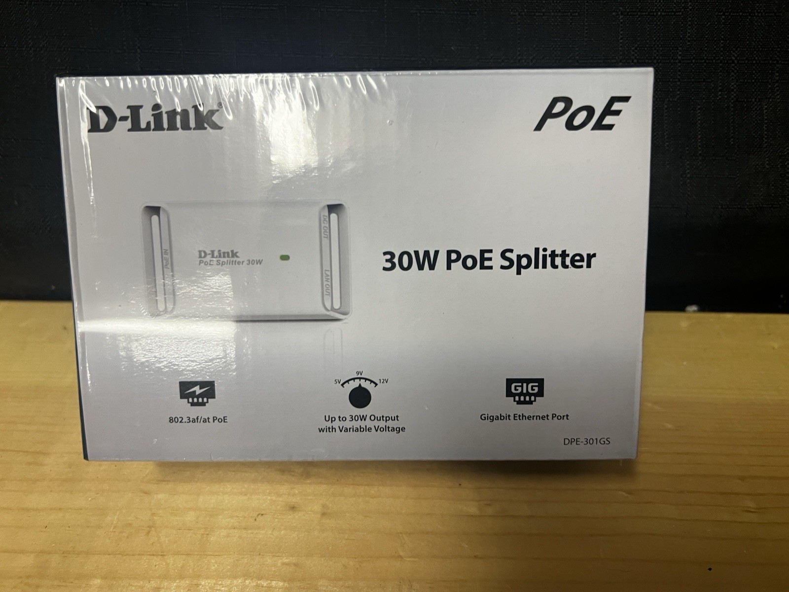 D-Link DPE-301GS 1Port Gigabit PoE Splitter Ver A1
