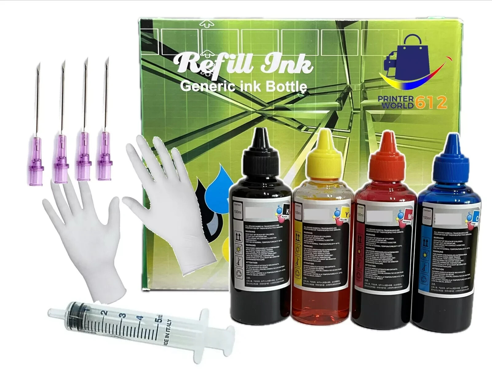 BULK refill ink FOR EPSON WF 7110 7620 3620 3640 7720 ciss refillable #252 New