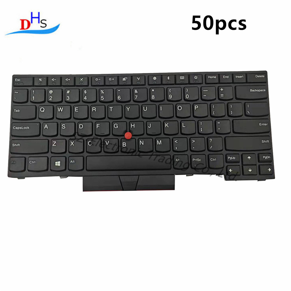 x50pcs For Thinkpad T490 T490 E495 T495 L490  US NO/Backlit Keyboard 01YP240 