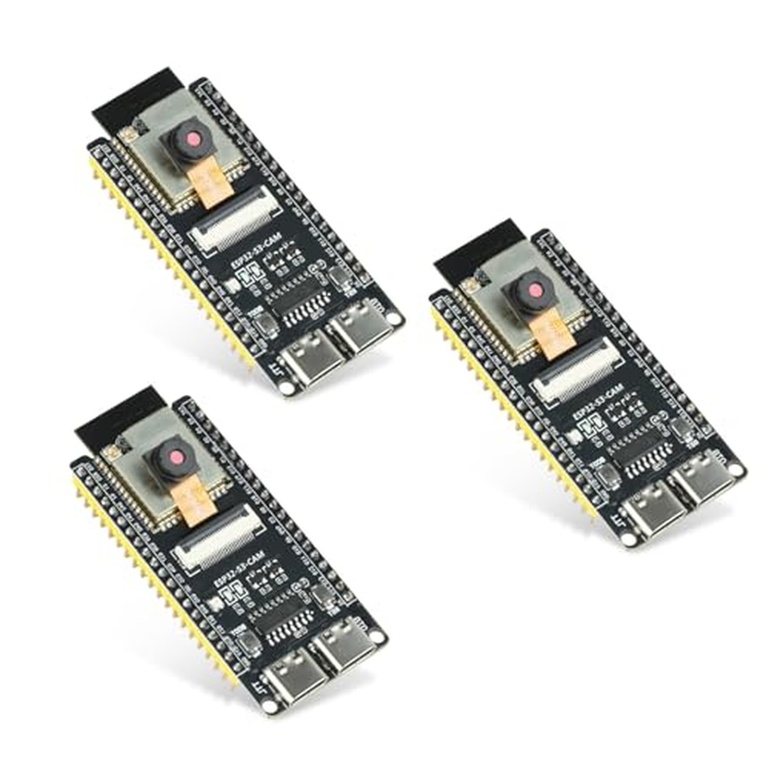 3Pcs ESP32-S3-CAM Development Board with OV3660 Camera, ESP32-S3-WROOM N16R8 ...