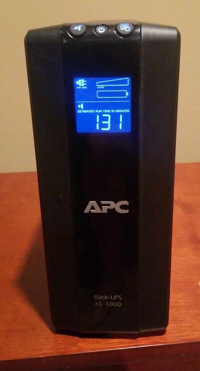 APC Back-UPS XS 1000 LCD Battery Backup Unit BX1000G Works with Batteries Read