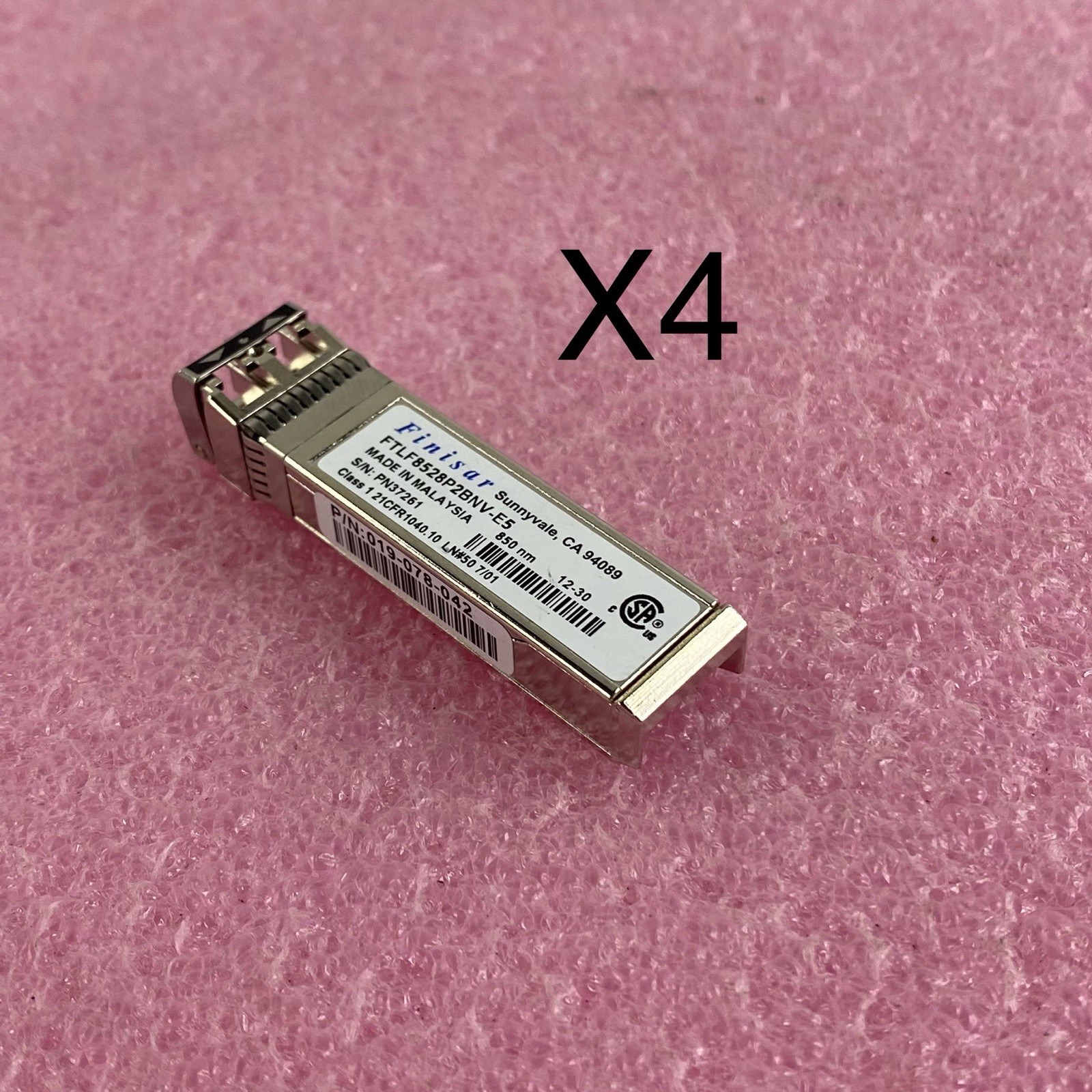Finisar FTLF8528P2BNV-E5 Transceiver Lot of 4
