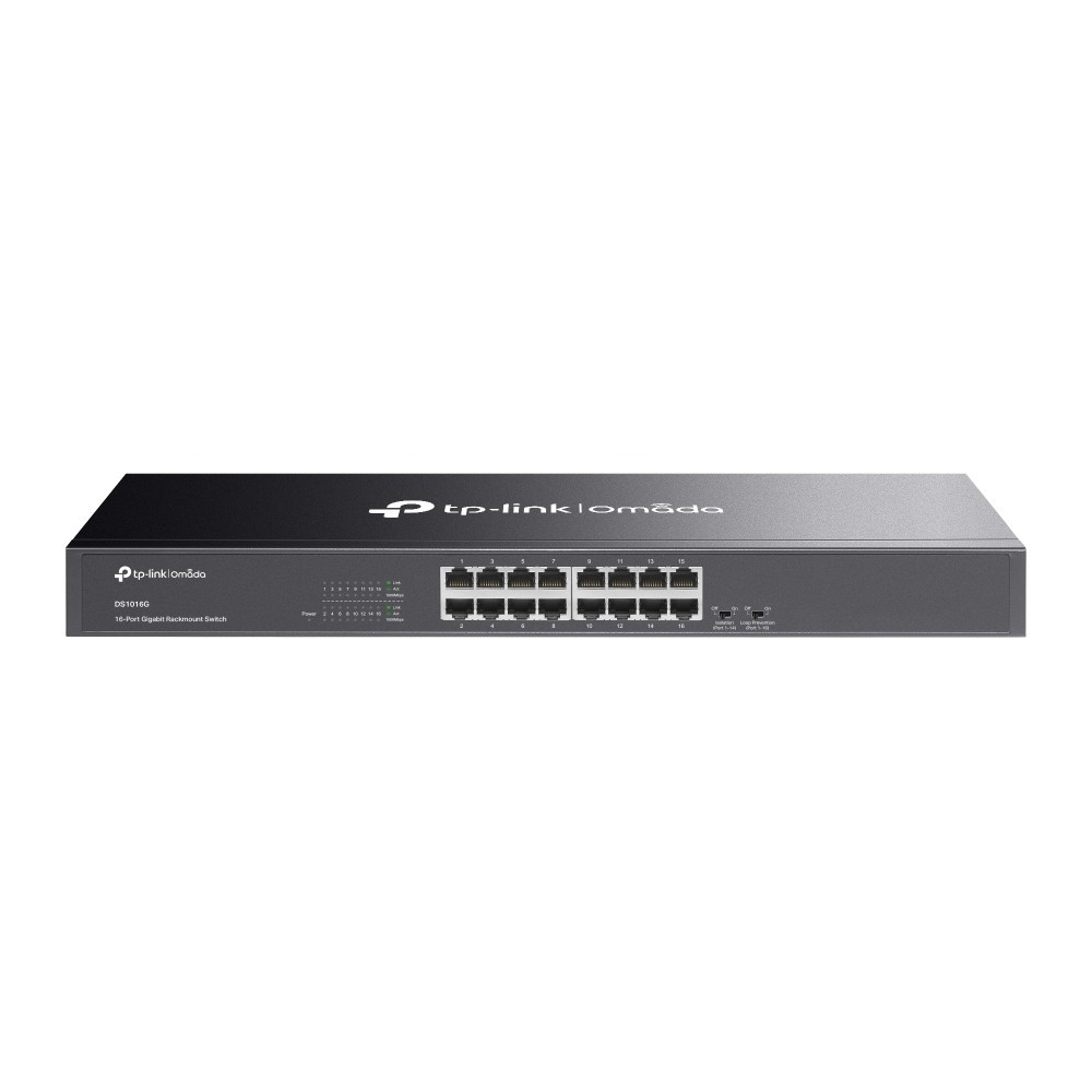 TP-Link OMADA 16-PORT RACK MOUNTABLE GIGABIT SWITCH DS1016G