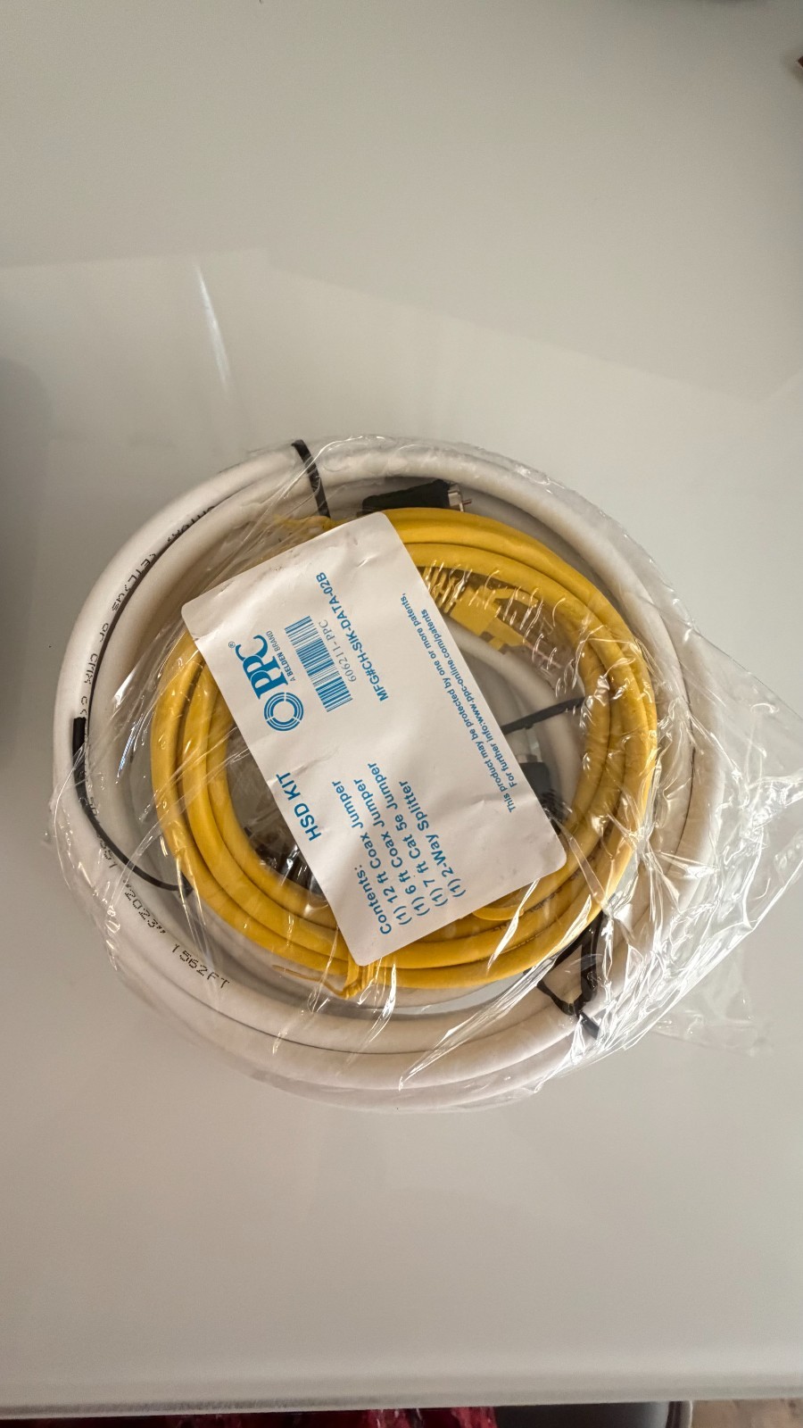 PPC HSD Kit Coax Jumper 12-Ft 606211-PPC - 12ft / 6 ft / 7 ft Coax Jumper