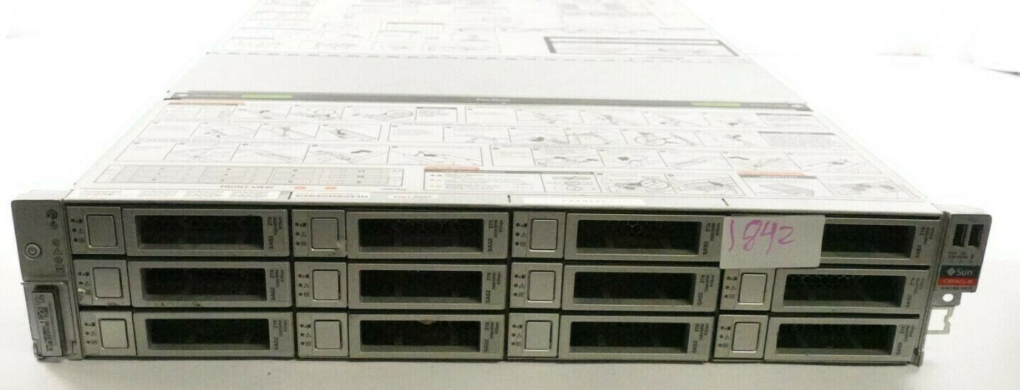 Sun Oracle X4270 L5640 2U Server 48GB Ram (6x8GB) 6x 2TB 3.5\'\' Sun HD Tested
