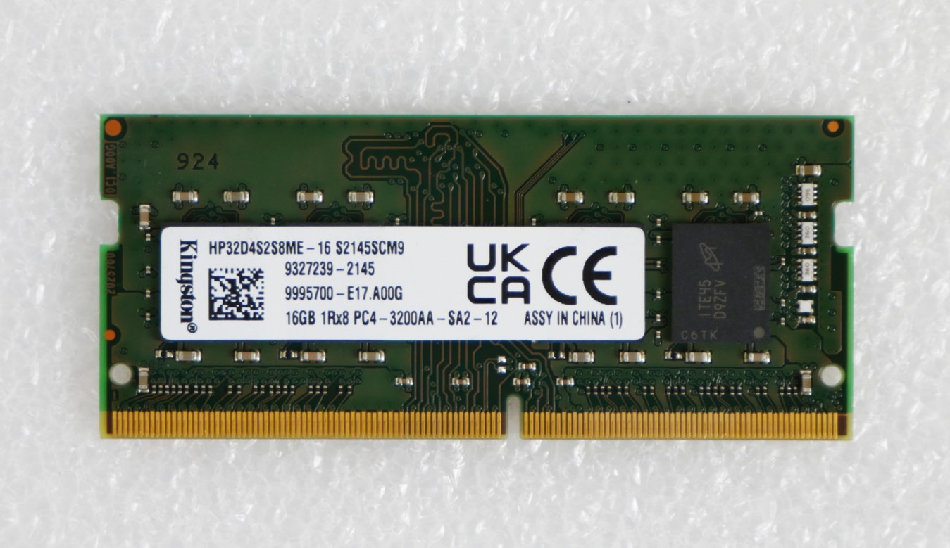Kingston HP32D4S2S8ME-16 16GB 1Rx8 PC4-3200AA DDR4 SO-DIMM Laptop Memory RAM