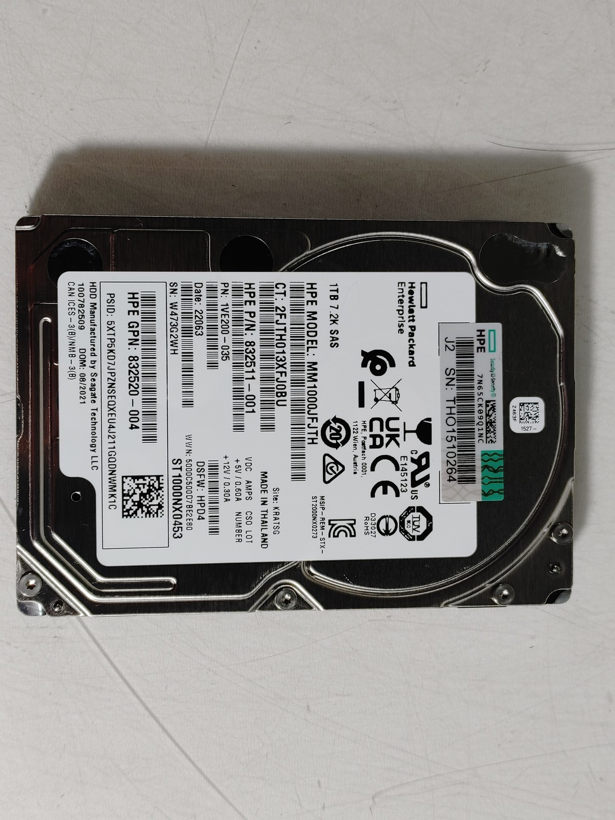Seagate HP ST1000NX0453 1 TB SAS 3 2.5 in Enterprise Drive