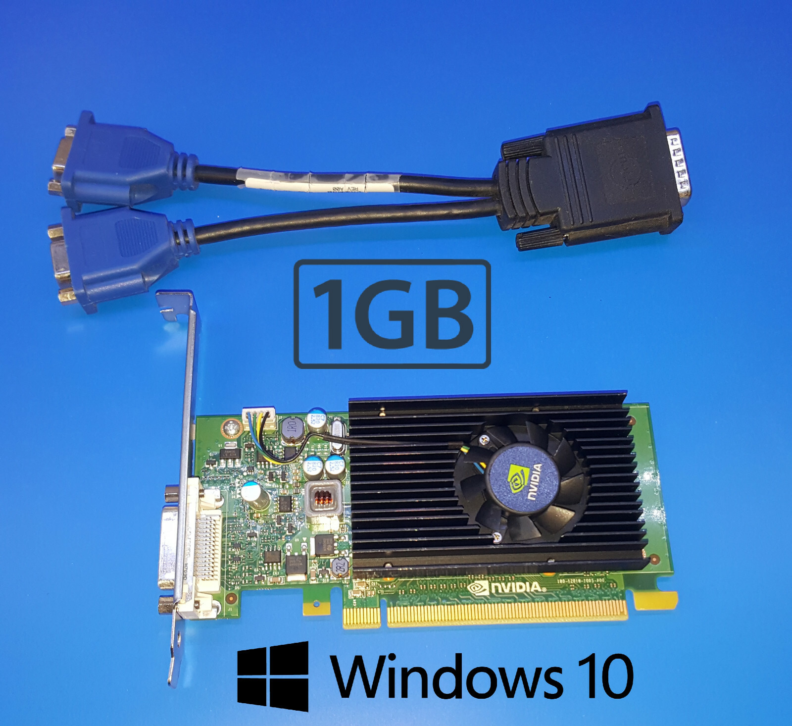 Windows 10 Gateway DX4200 DX4300 DX4320 DX4350 DX4375 1GB Dual VGA Video Card