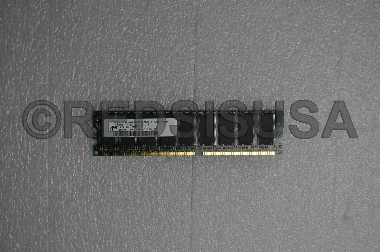 Micron 256MB PC2100 DDR-266MHz ECC DIMM Memory Module MT9VDDT3272AG-265G4