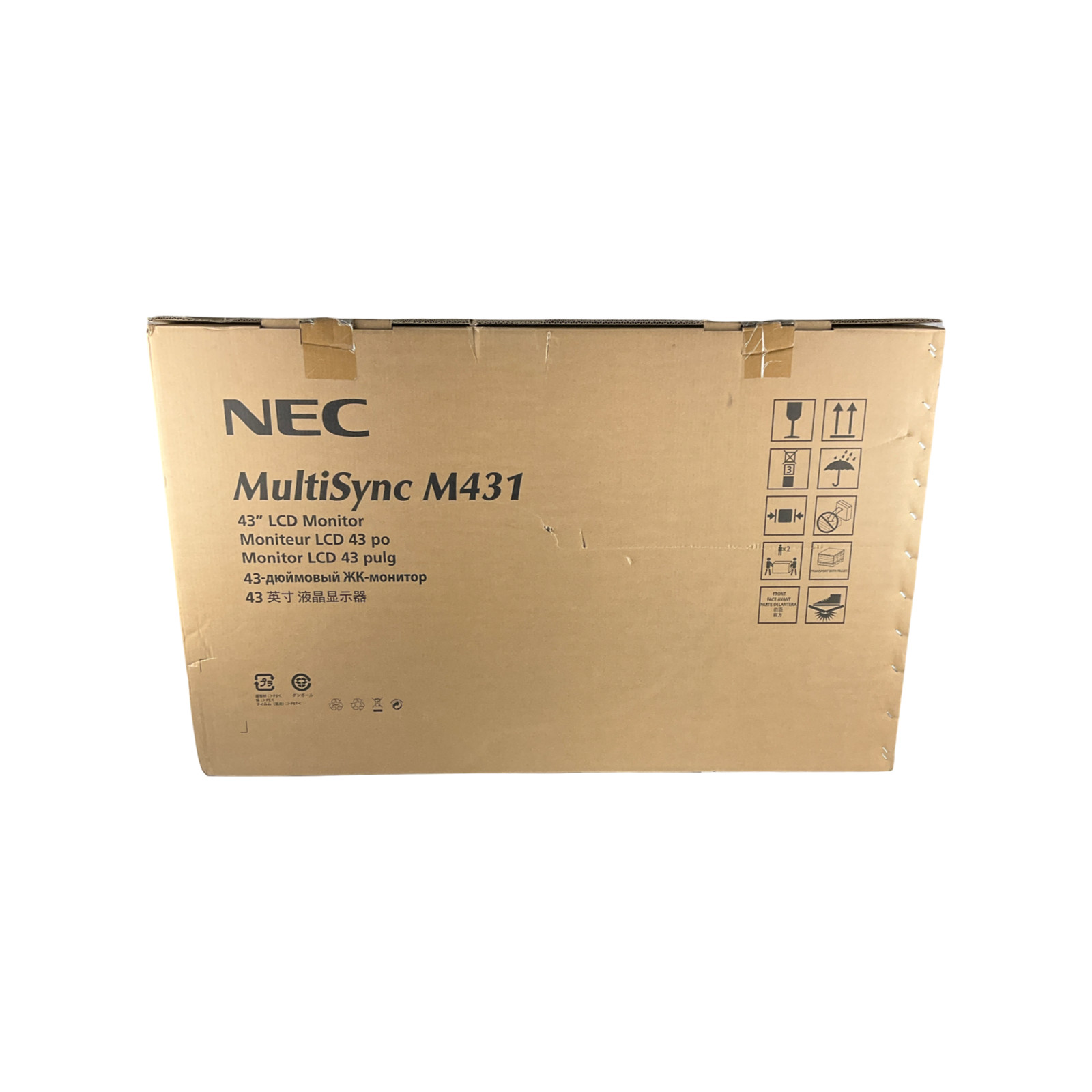 New NEC MultiSync M431 43" Class (42.5" viewable) LED-backlit LCD display