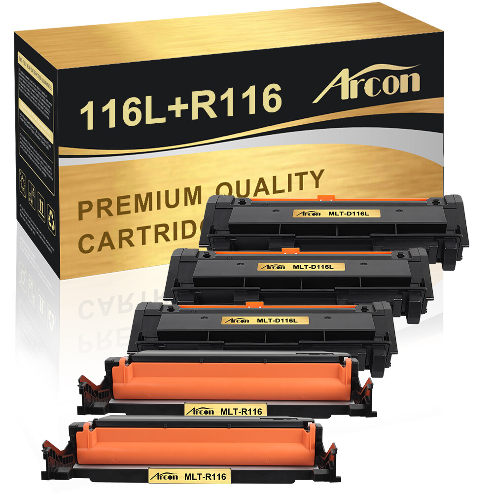 3x MLT-D116L Toner + 2x MLT-R116 Drum Unit for Samsung M2885FW M2875FW M2625