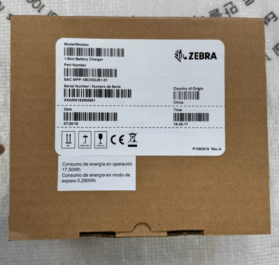 New Zebra ZQ62 ZQ620 1-Slot Battery Charger SAC-MPP-1BCHGUS-01 SAC-MPP-1BCHGUS