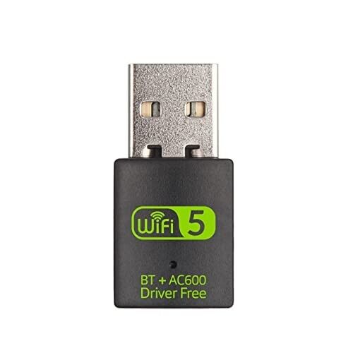 USB WiFi Bluetooth Adapter, 600Mbps Dual Band 2.4/5GHz Wireless Network Card, US