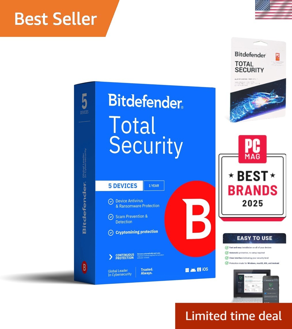 Ultimate 2025 Antivirus Package: 5 Device Subscription with Eco-Friendly Code