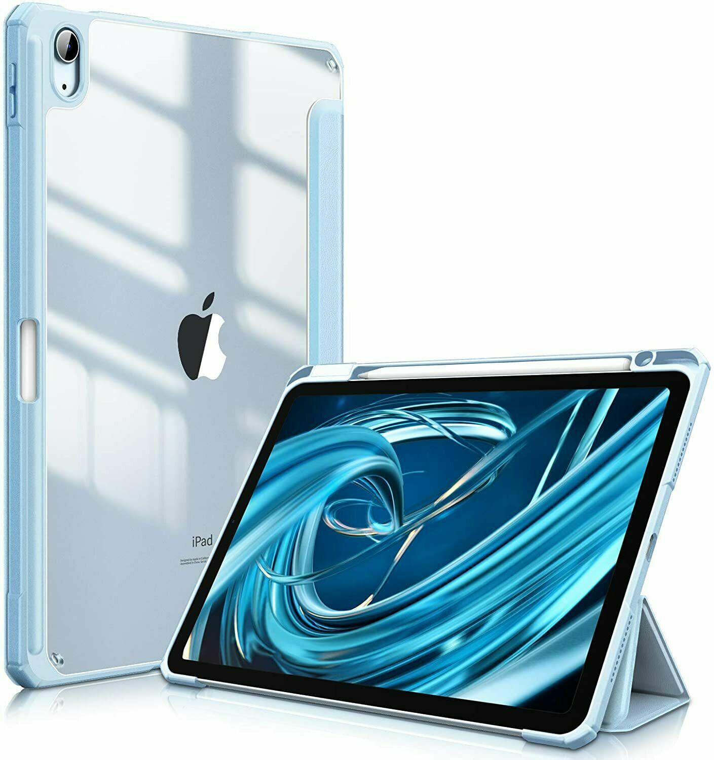 Hybrid Slim Case for iPad Air 5th Generation 2022 10.9'' Shockproof Cover Stand