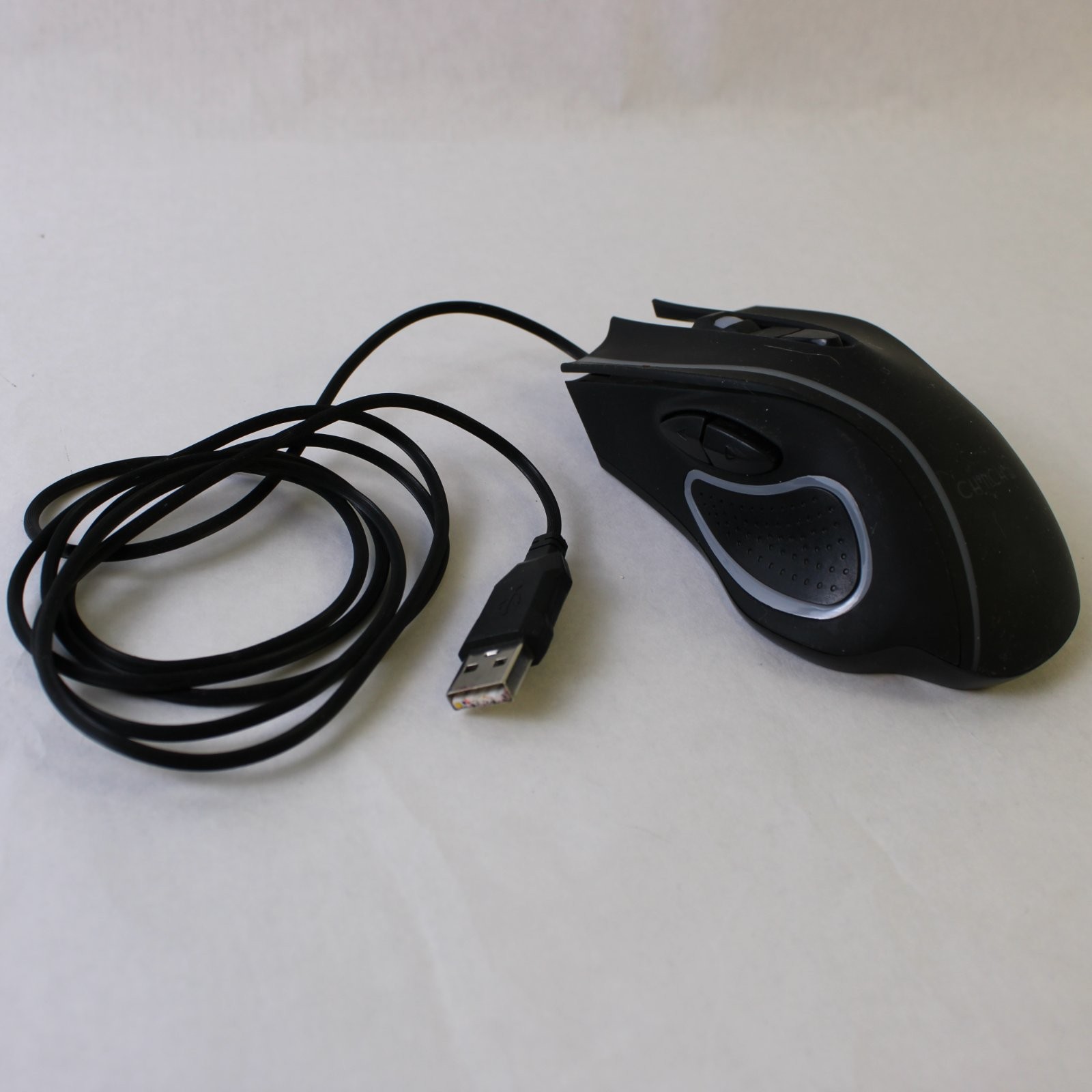 ChonChow G60 Gaming Mouse Black Gray Stripe Pre-Owned Untested