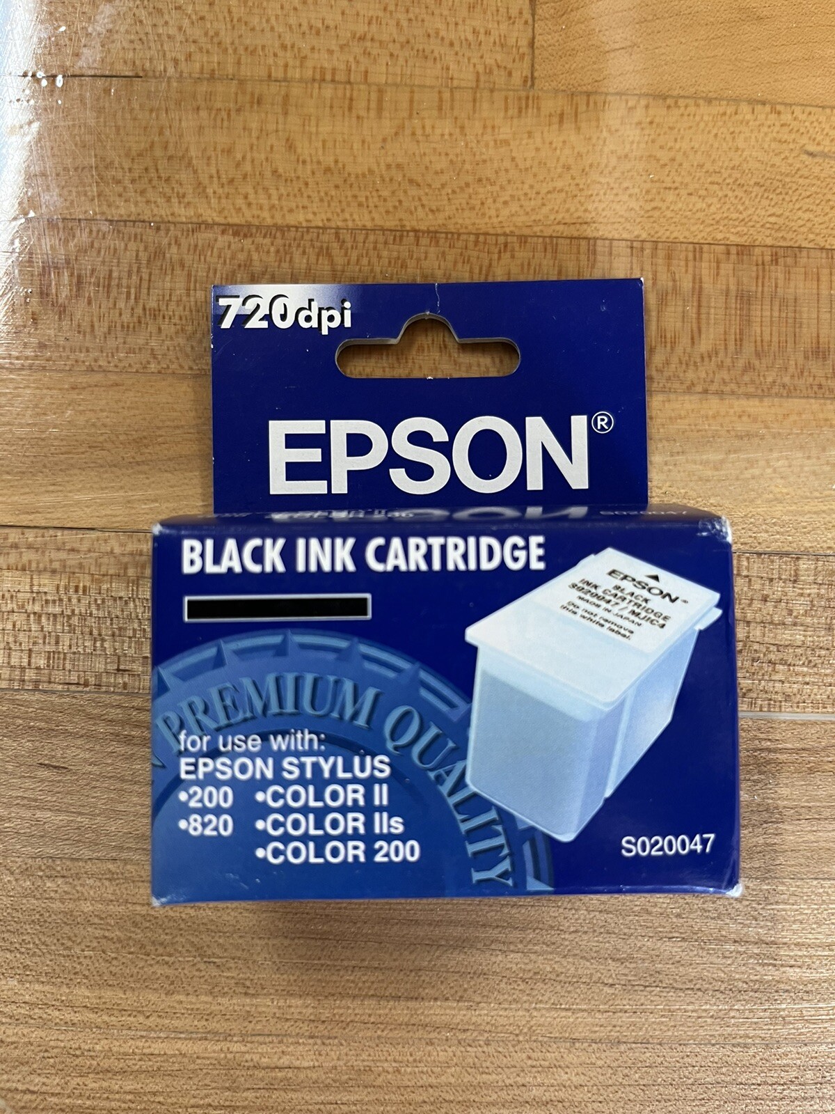 Genuine EPSON 720dpi Black Printer Ink Cartridge Inkjet S020047 EXPIRED