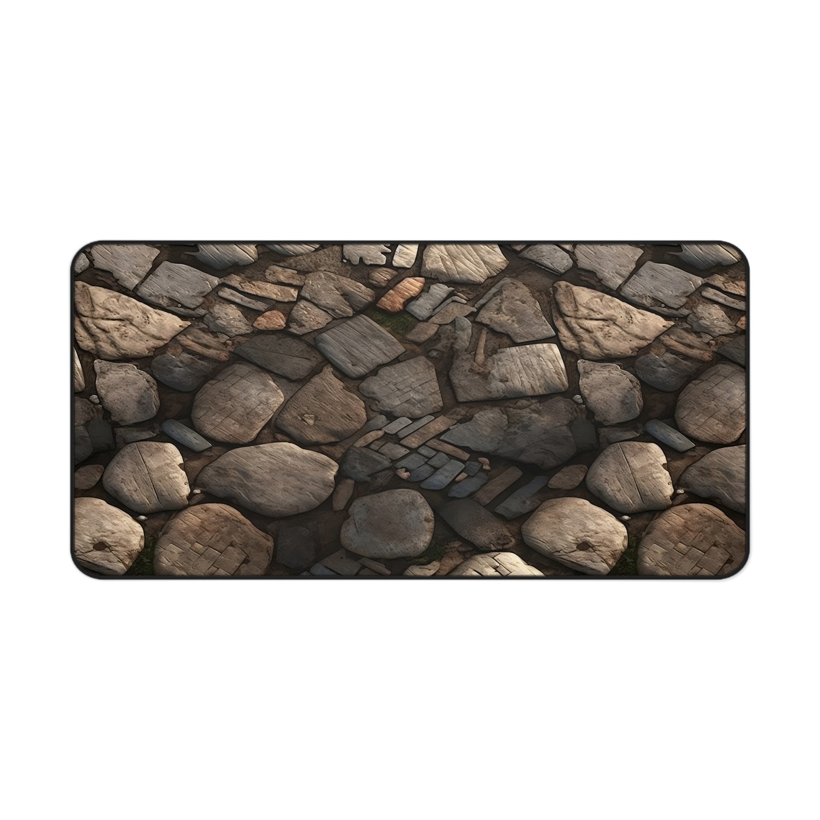 Rustic stone pathway Desk Mat