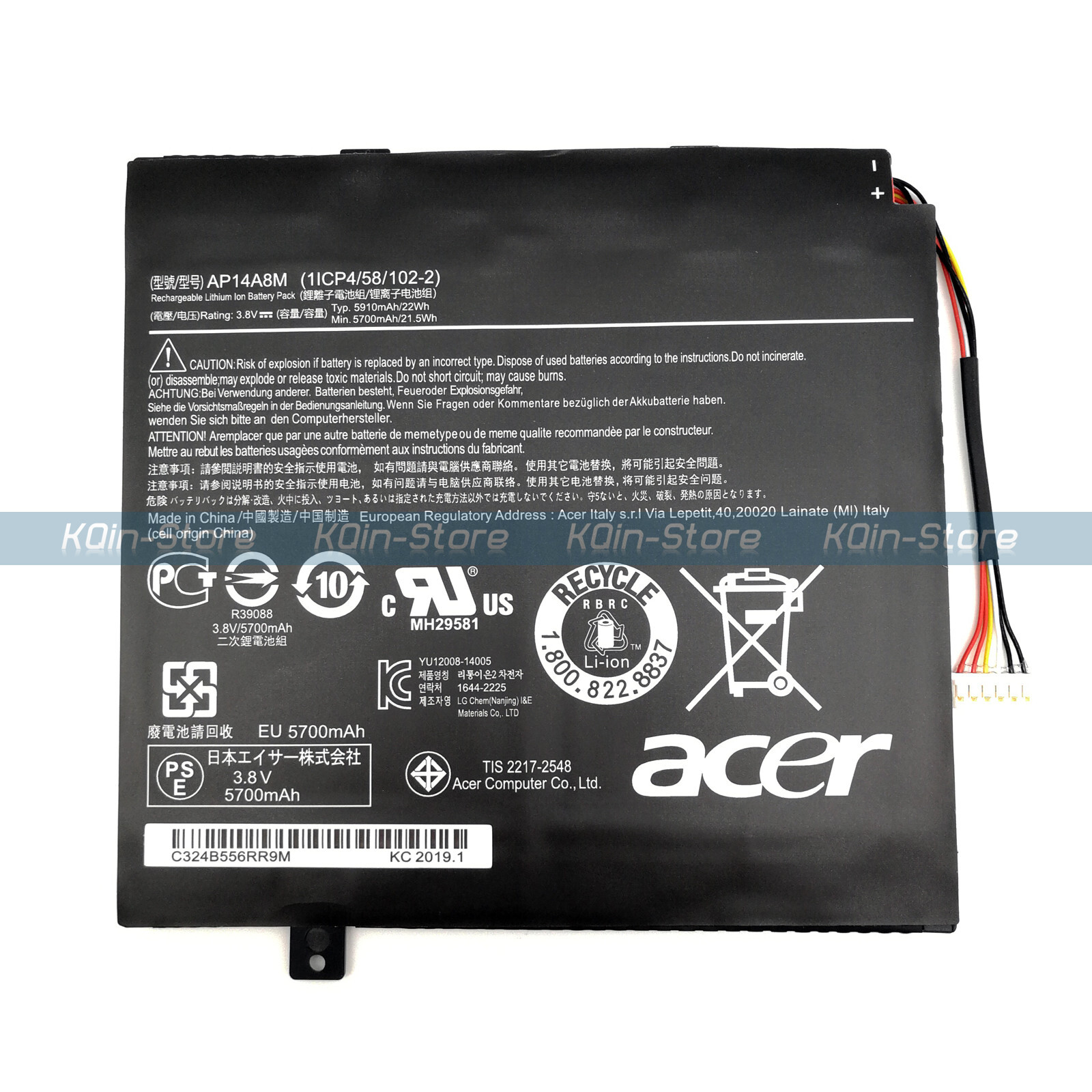 Genuine AP14A4M AP14A8M Battery for Acer Aspire Switch 10 SW5-011 SW5-012 10E 11