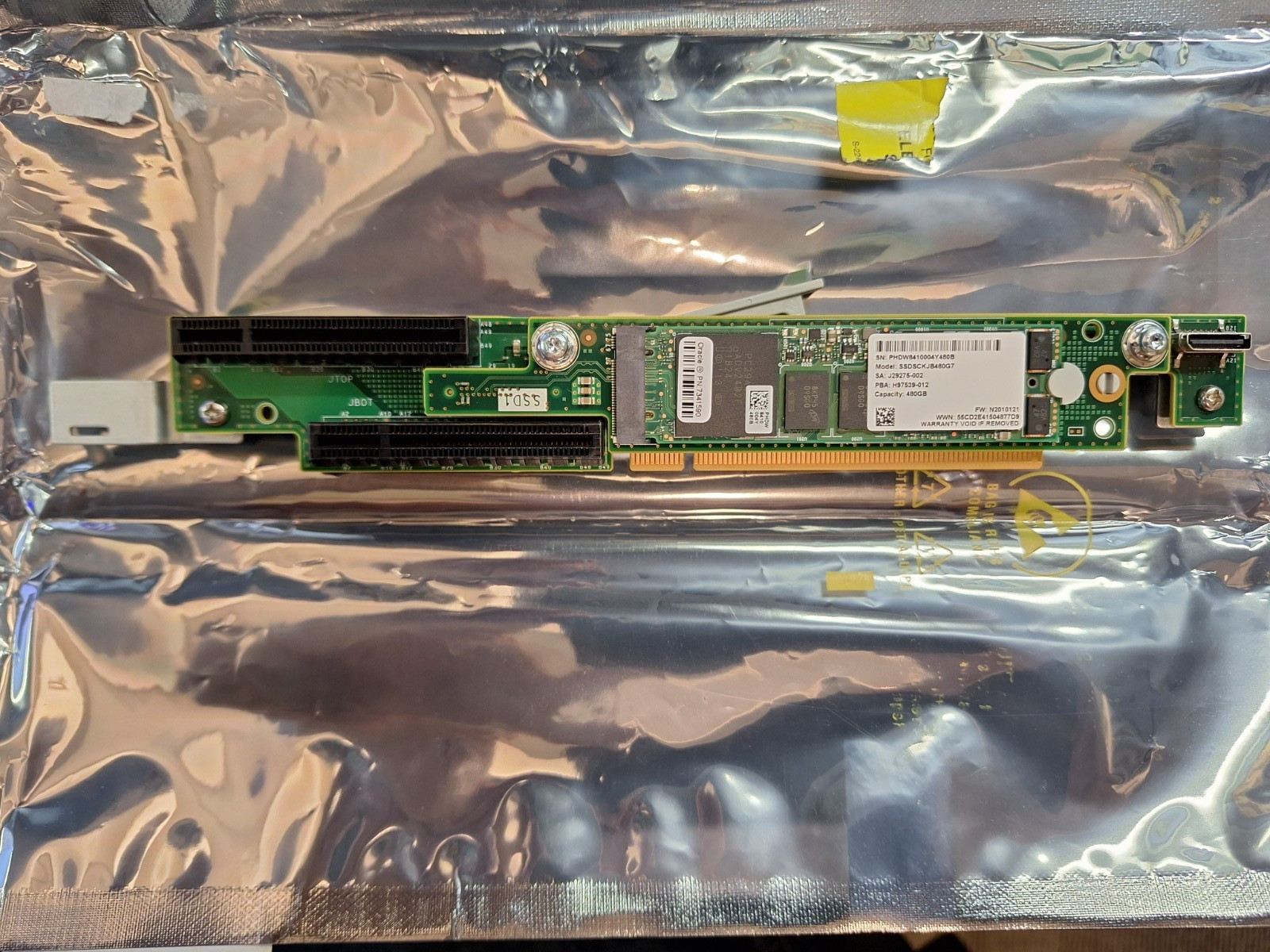 Sun Oracle Riser Card 2 x PCIe x8 Slots for X7-2, X8-2 7331100 7337198