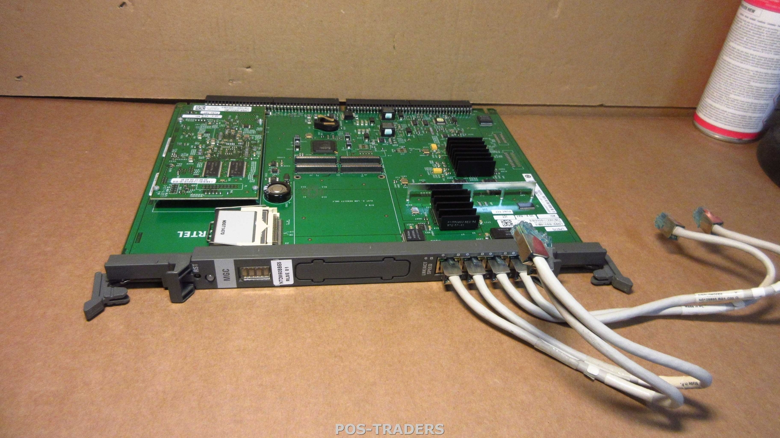 Nortel MGC NTDW60BBE5 Media Gateway Controller Card 4x cables FROM MG1000 NTDU14
