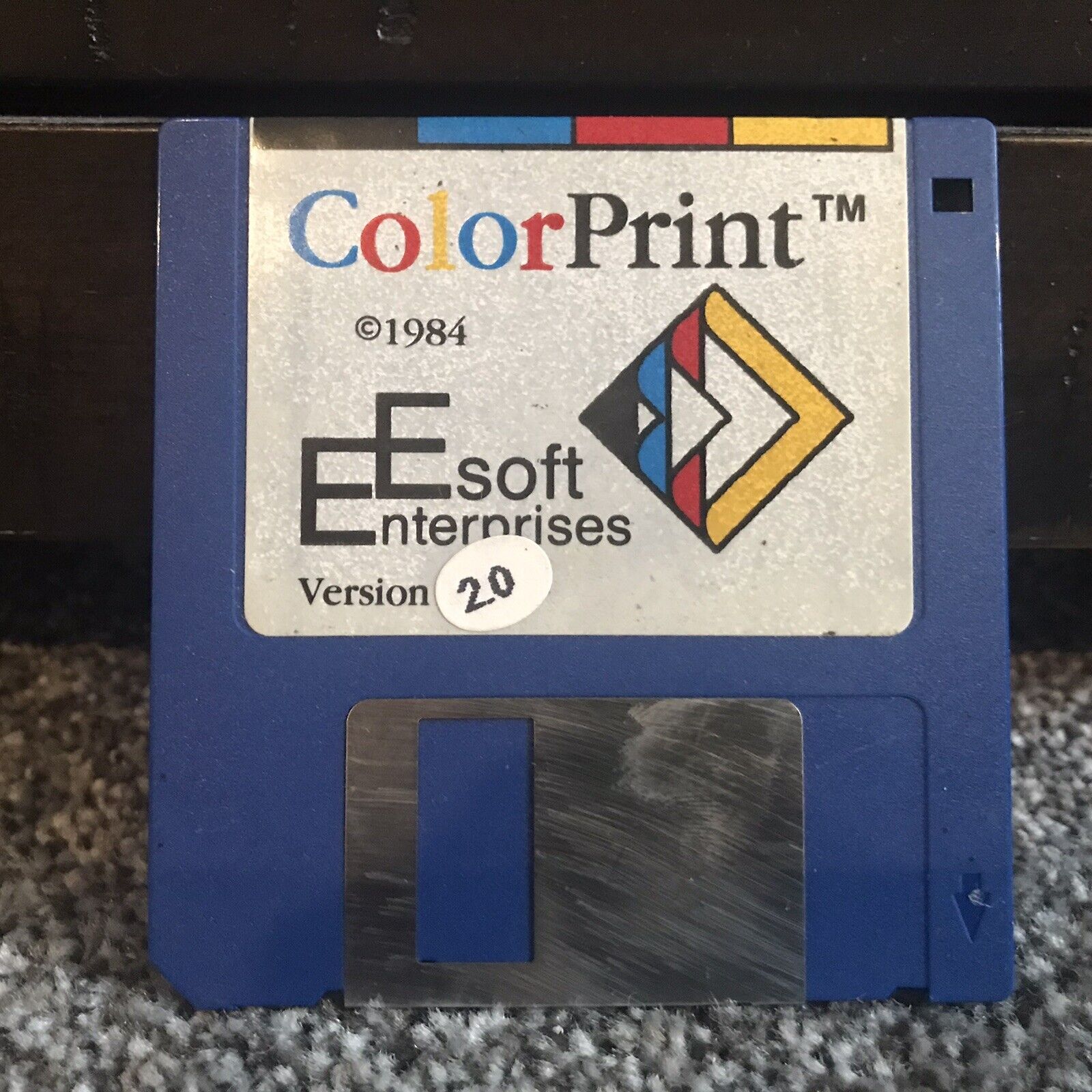 Vintage- ColorPrint V2- Esoft Enterprises - Apple Macintosh Mac -1984