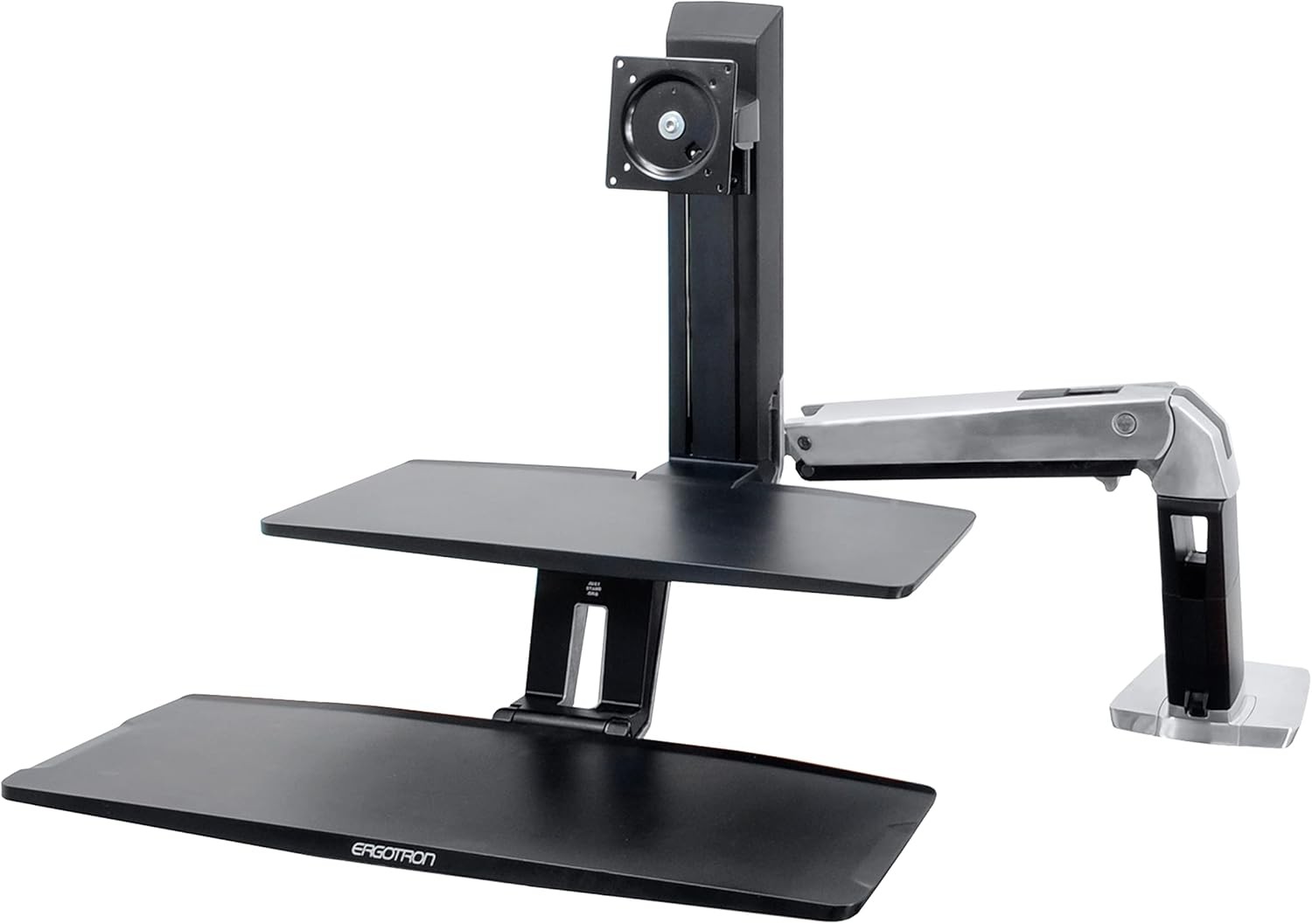 Ergotron WorkFit-A LD Single Monitor 15lb Standing Desk Converter 24-390-026