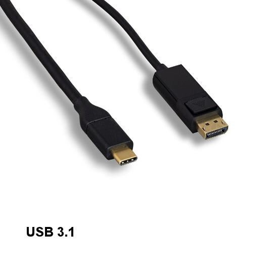 10x 3ft USB 3.1 Type C to DisplayPort Cable 4Kx2K for PC Smartphone Laptop