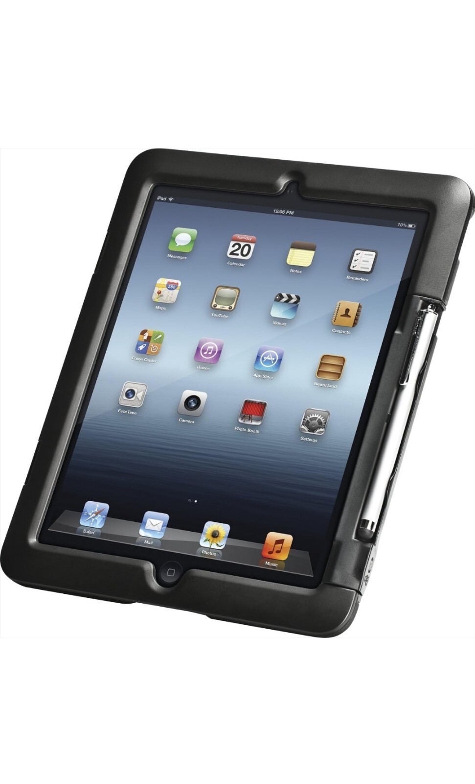 Black SafePort Rugged Utility iPad Case, iPad 2, 3, 4 NEW IN BOX MODEL