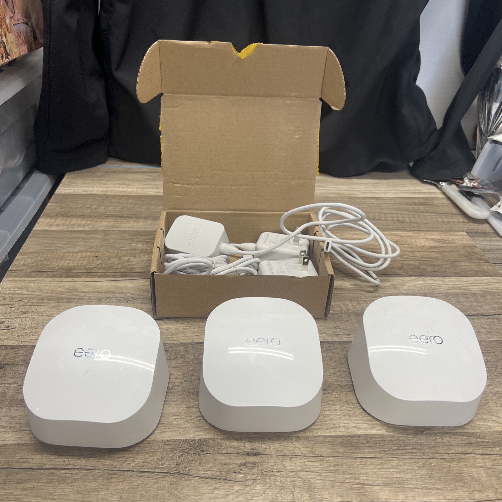 Eero 6+ Plus Dual Band Mesh Wi-Fi 6 Router Set Set of 3